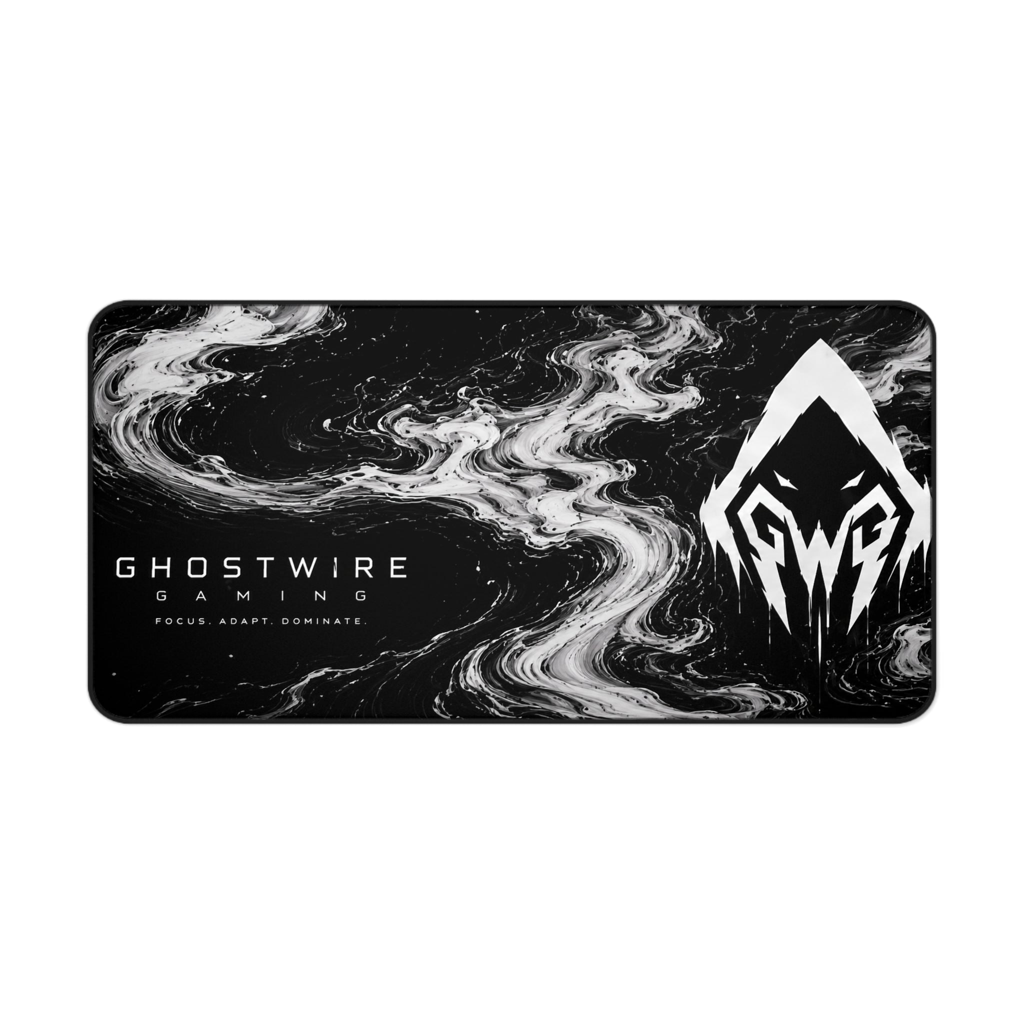 Ghostwire Gaming White Fog Desk Mat