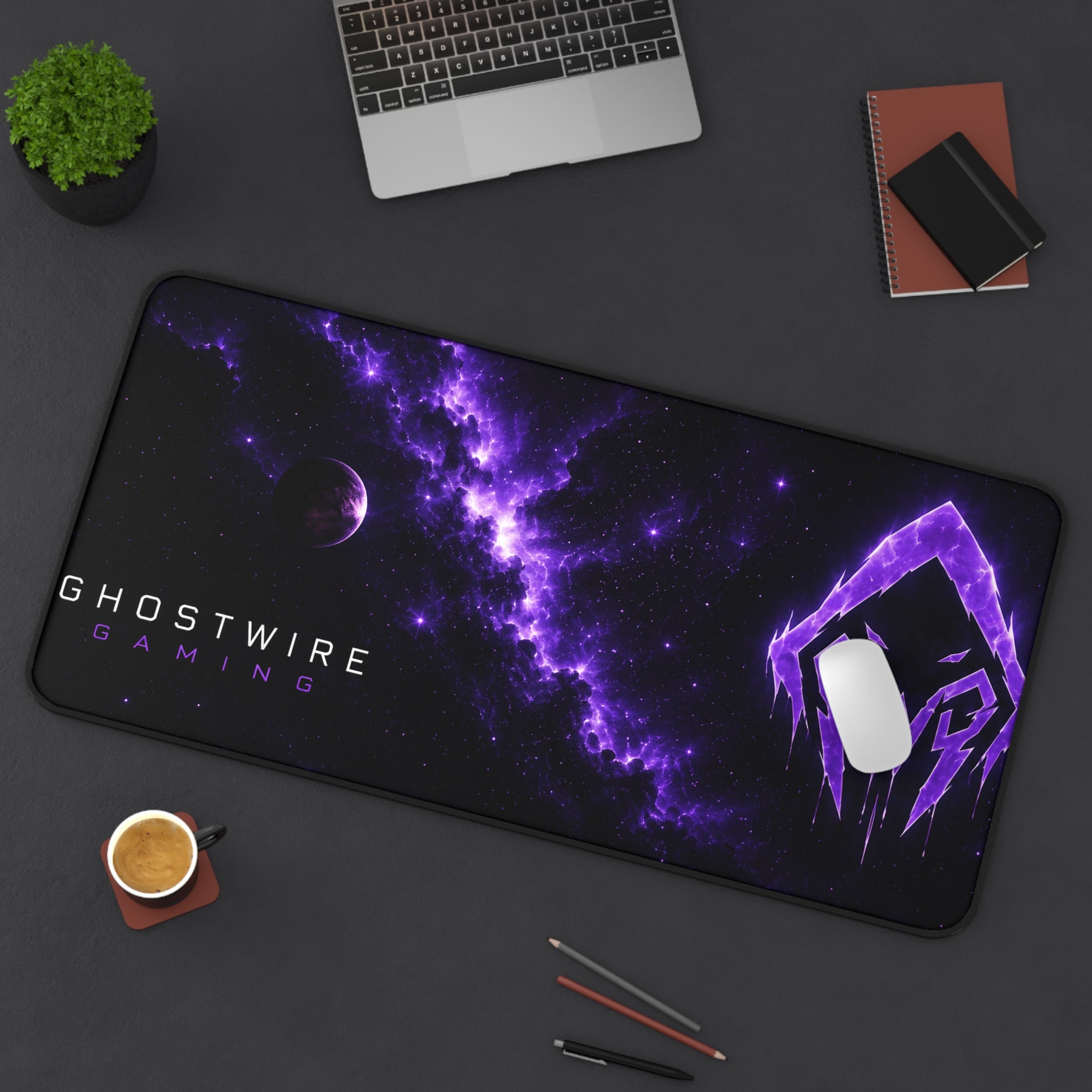 Ghostwire Gaming Purple Nexus Desk Mat