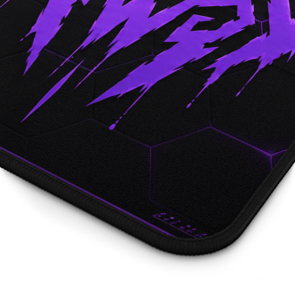 Ghostwire Gaming Purple Hex Desk Mat