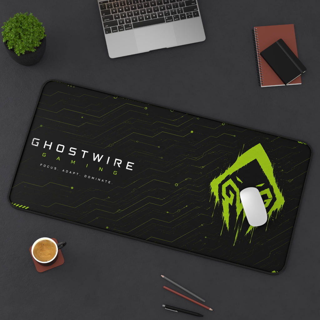 Ghostwire Gaming Lime Wire Desk Mat