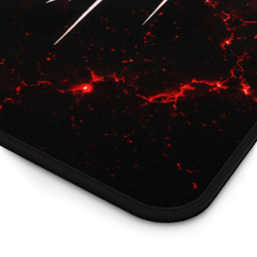 Ghostwire Gaming Red Lightning Desk Mat
