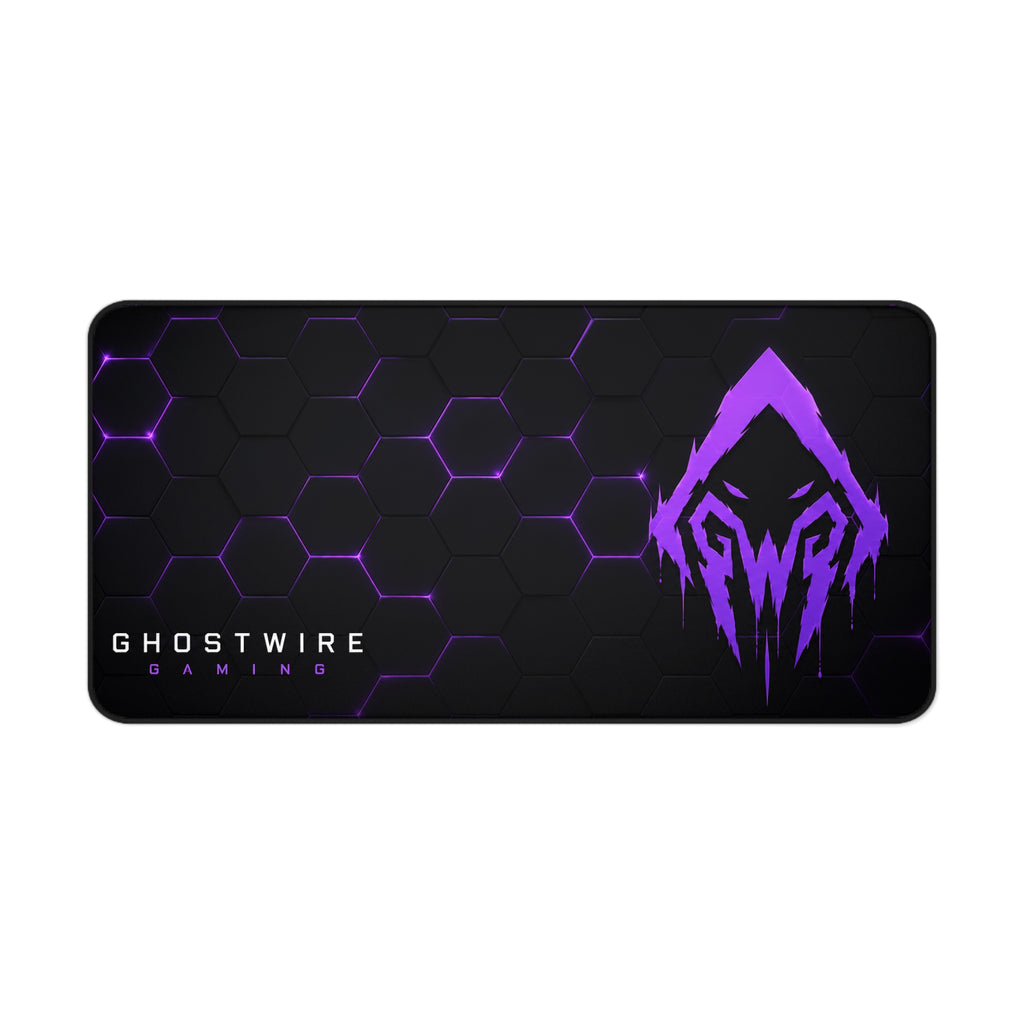 Ghostwire Gaming Purple Hex Desk Mat