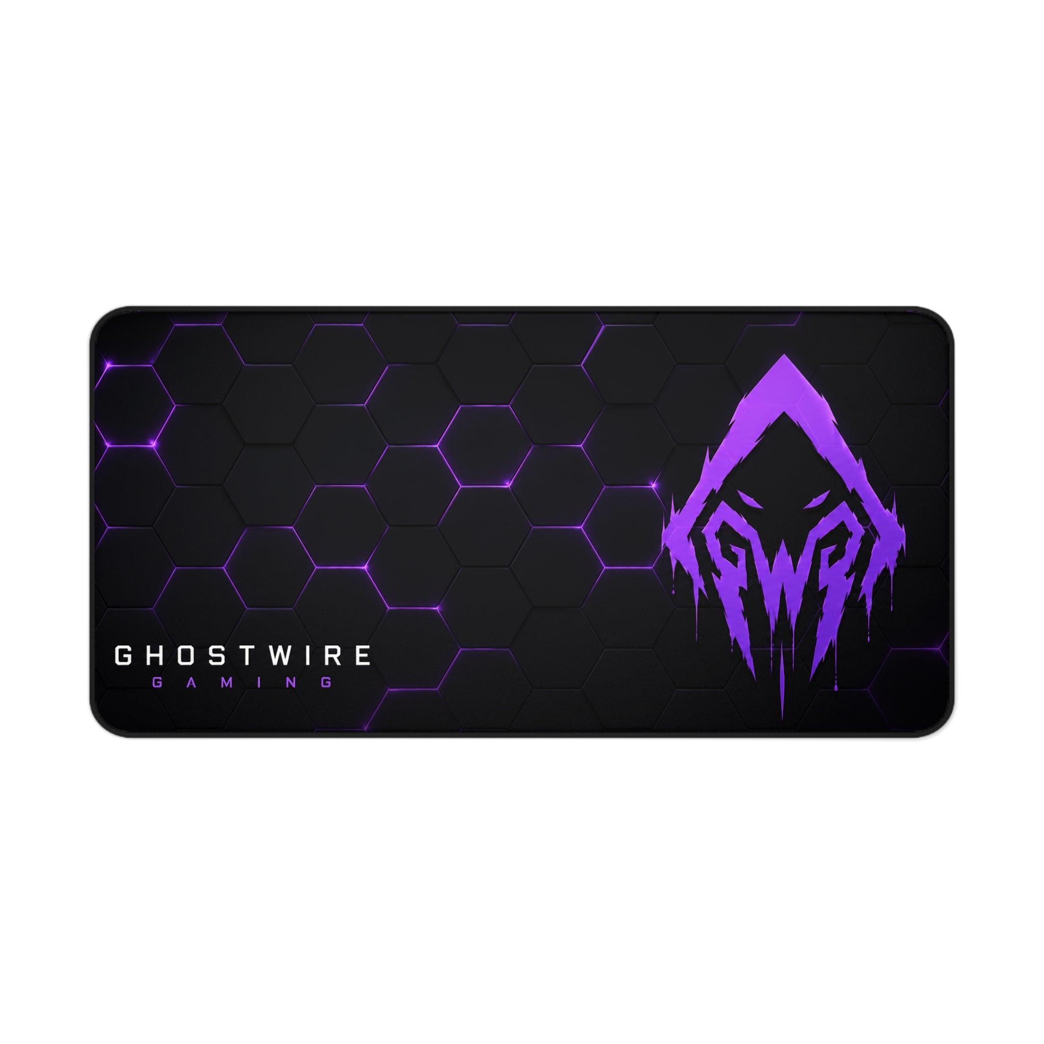 Ghostwire Gaming Purple Hex Desk Mat