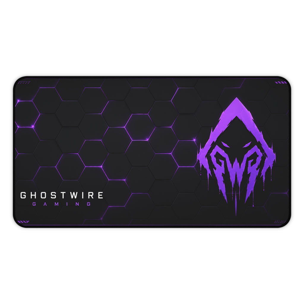 Ghostwire Gaming Purple Hex Desk Mat