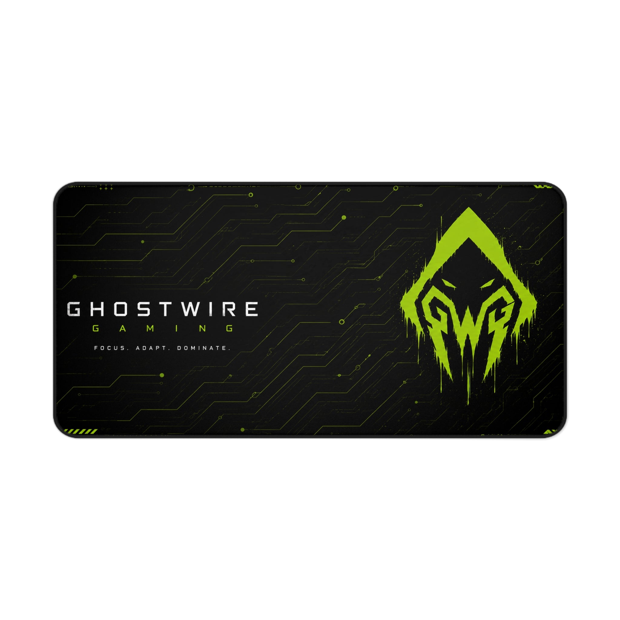 Ghostwire Gaming Lime Wire Desk Mat
