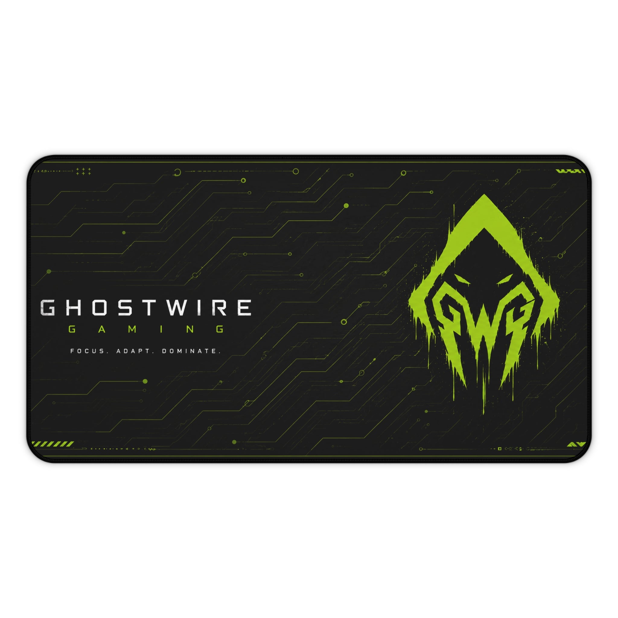 Ghostwire Gaming Lime Wire Desk Mat
