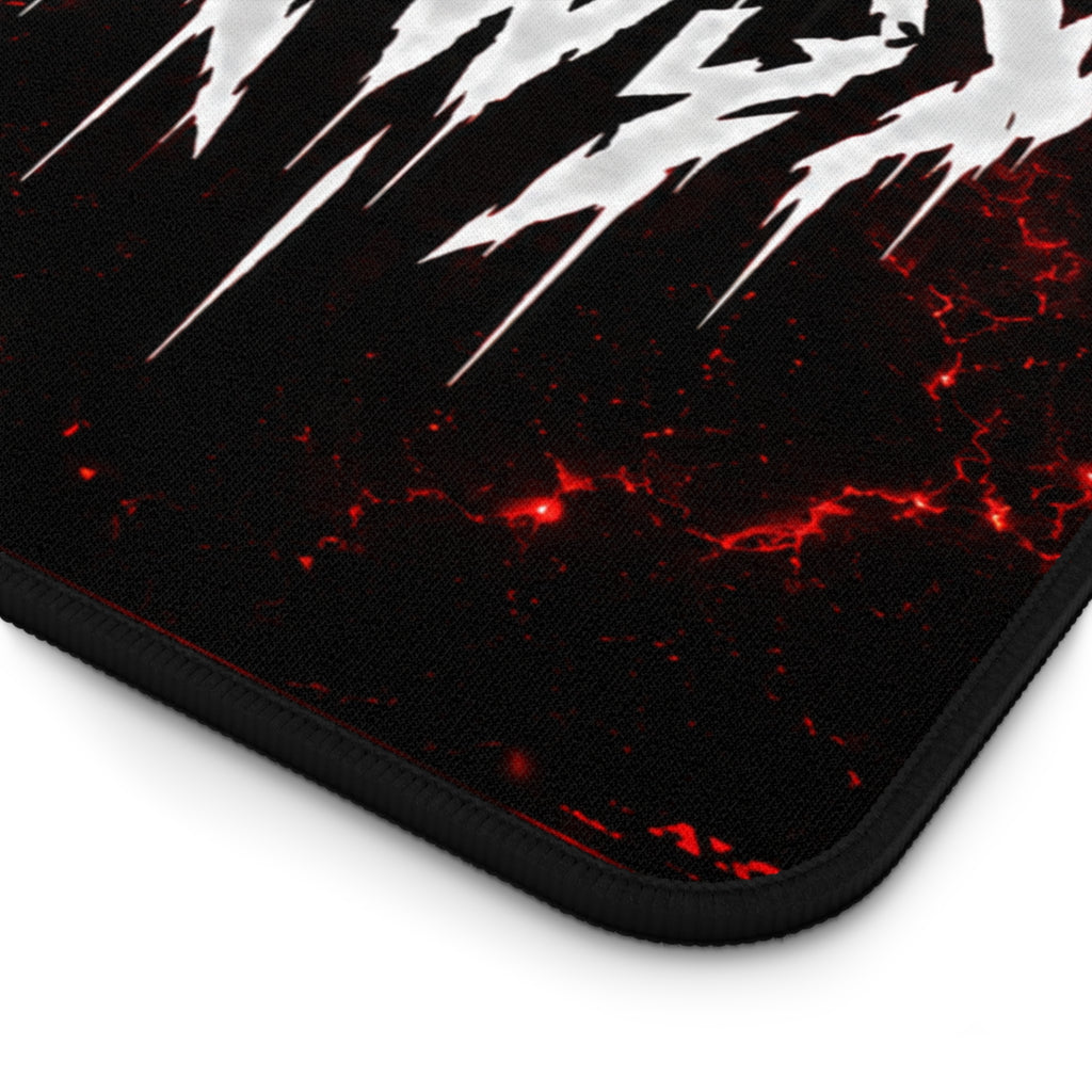 Ghostwire Gaming Red Lightning Desk Mat